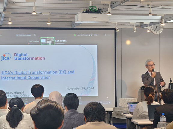International Education Seminar (Lecture) by JICA's CDO on Digital Transformation (DX) and International Cooperation for Kyoto University Graduate School Students